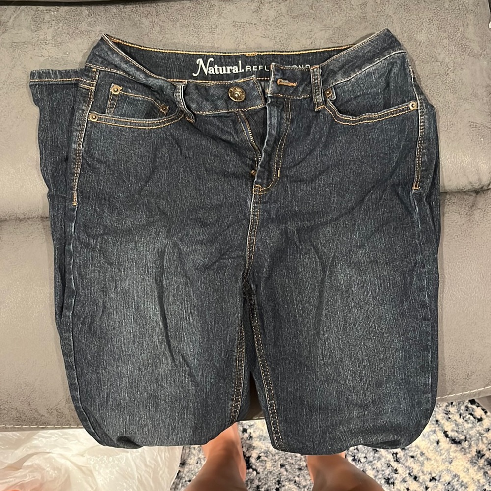 Skinny jeans size 8, never worn, 82% cotton, 18% rayon/elastain